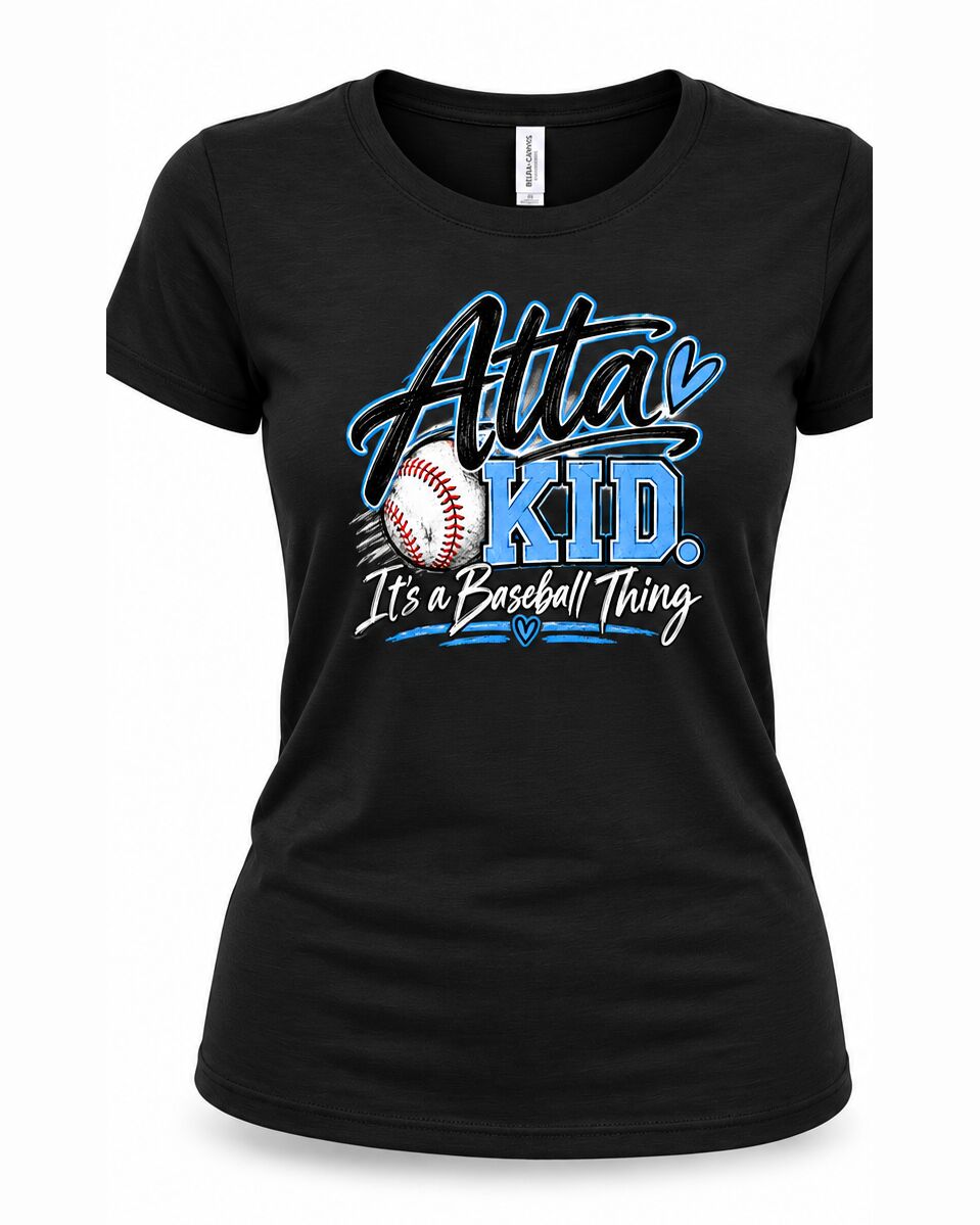 Black Atta Kid ladies tee